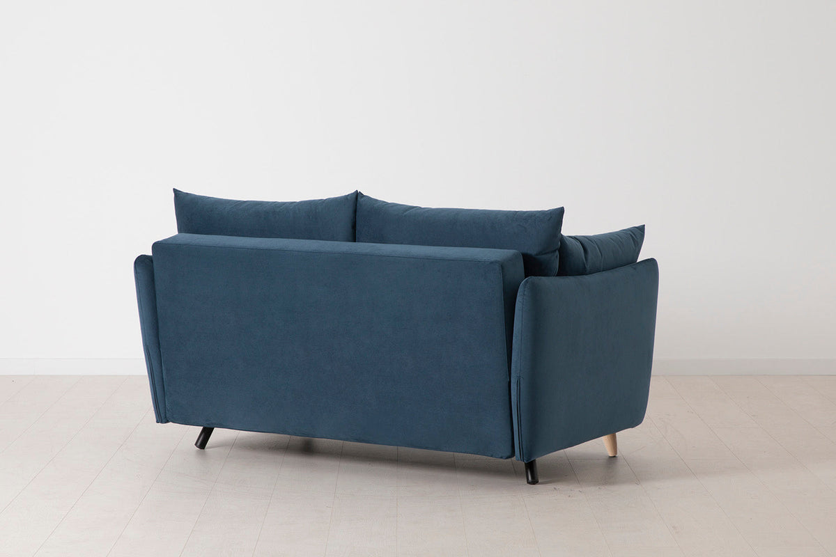 Model 08 Sofa Bed 2 Seater, Oak / Teal