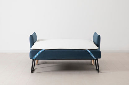Model 08 Sofa Bed 2 Seater, Oak / Teal