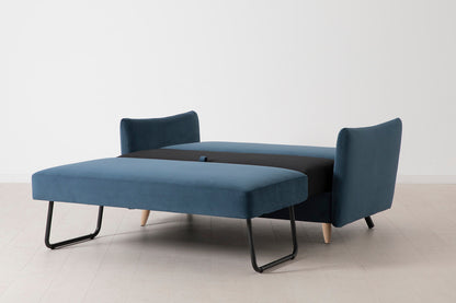 Model 08 Sofa Bed 2 Seater, Oak / Teal