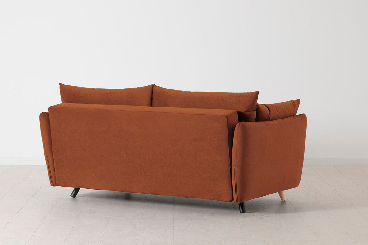 Model 08 Sofa Bed 2.5 Seater, Oak / Umber