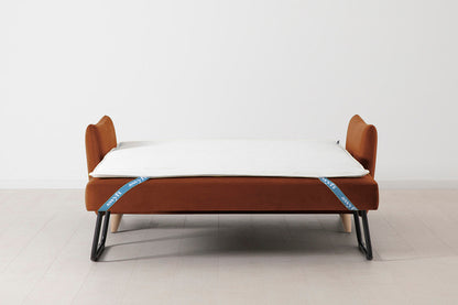 Model 08 Sofa Bed 2.5 Seater, Oak / Umber