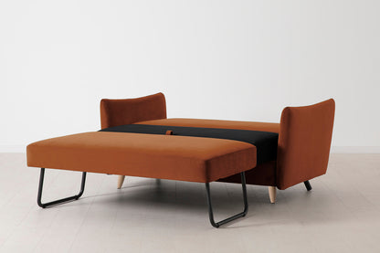Model 08 Sofa Bed 2 Seater, Oak / Umber