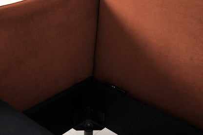 Model 08 Sofa Bed 2 Seater, Oak / Umber