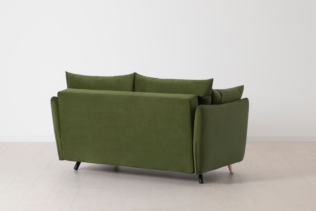 Model 08 Sofa Bed 2 Seater, Oak / Vine