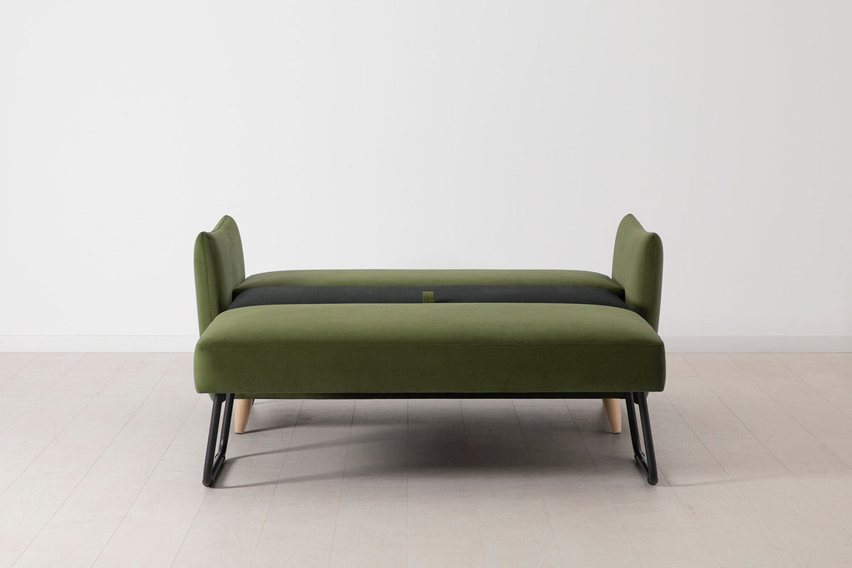 Model 08 Sofa Bed 2 Seater, Oak / Vine