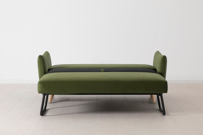 Model 08 Sofa Bed 2.5 Seater, Oak / Vine