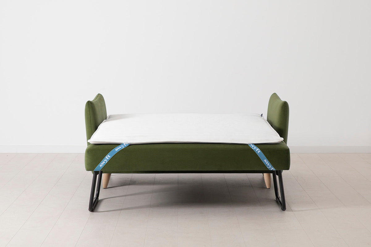 Model 08 Sofa Bed 2 Seater, Oak / Vine