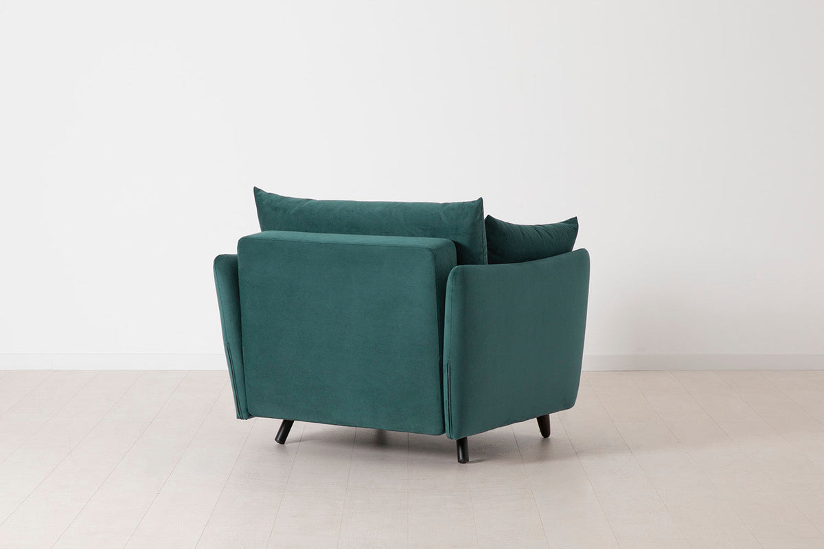 Model 08 Chair Bed Single Sofa Bed, Kingfisher