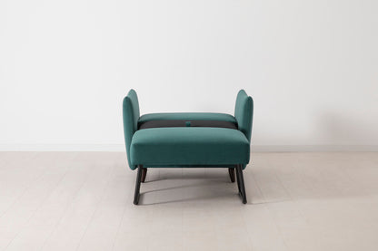 Model 08 Chair Bed Single Sofa Bed, Kingfisher