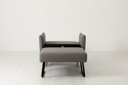 Model 08 Chair Bed Single Sofa Bed, Oak / Risso