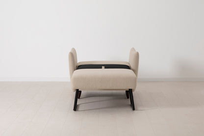 Model 08 Chair Bed Single Sofa Bed, Oatmeal