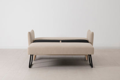 Model 08 Sofa Bed 2 Seater, Oak / Oatmeal