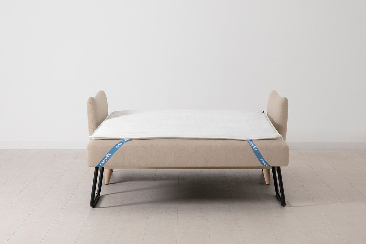 Model 08 Sofa Bed 2 Seater, Oak / Oatmeal