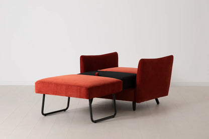 Model 08 Chair Bed Single Sofa Bed, Harissa