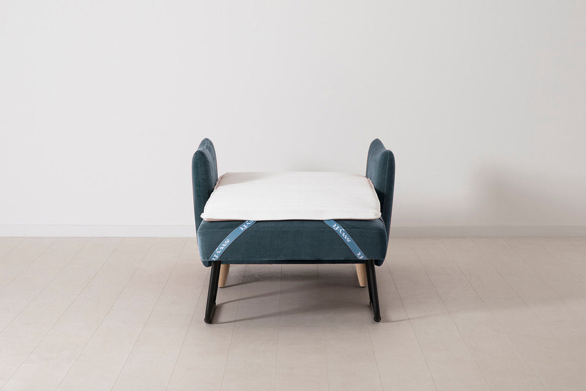 Model 08 Chair Bed Single Sofa Bed, Oak / Hydro
