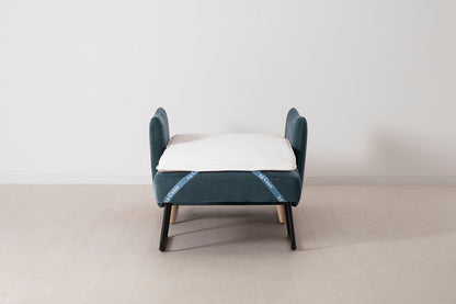 Model 08 Chair Bed Single Sofa Bed, Oak / Hydro