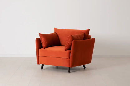 Model 08 Chair Bed Single Sofa Bed, Paprika