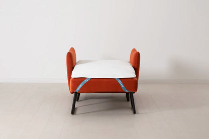 Model 08 Chair Bed Single Sofa Bed, Paprika