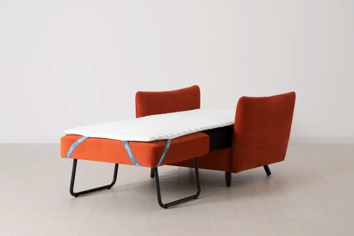 Model 08 Chair Bed Single Sofa Bed, Paprika