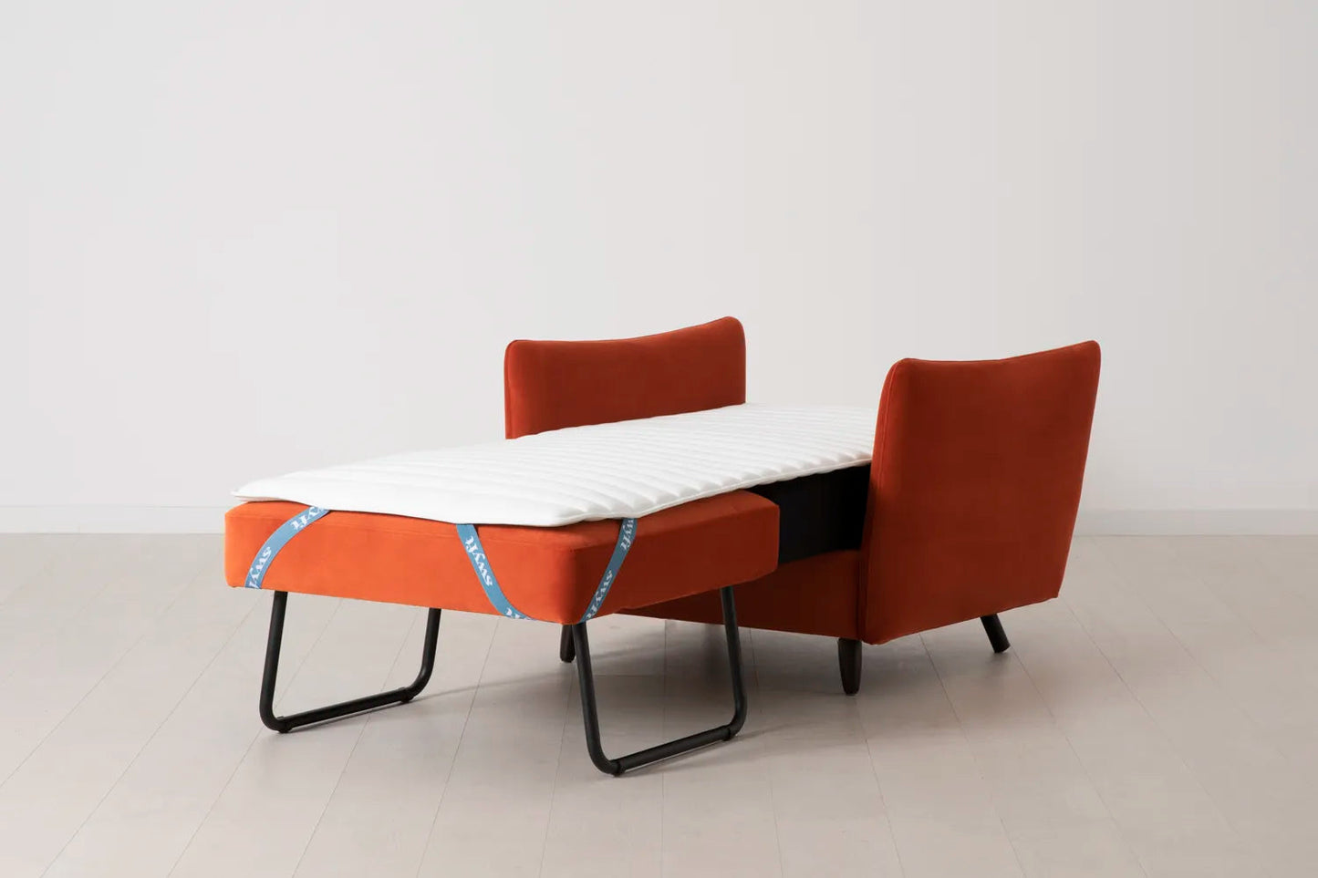 Model 08 Chair Bed Single Sofa Bed, Paprika