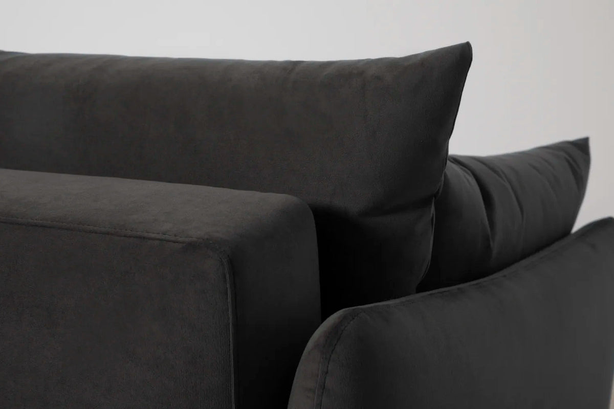 Model 08 Chair Bed Single Sofa Bed, Oak / Charcoal