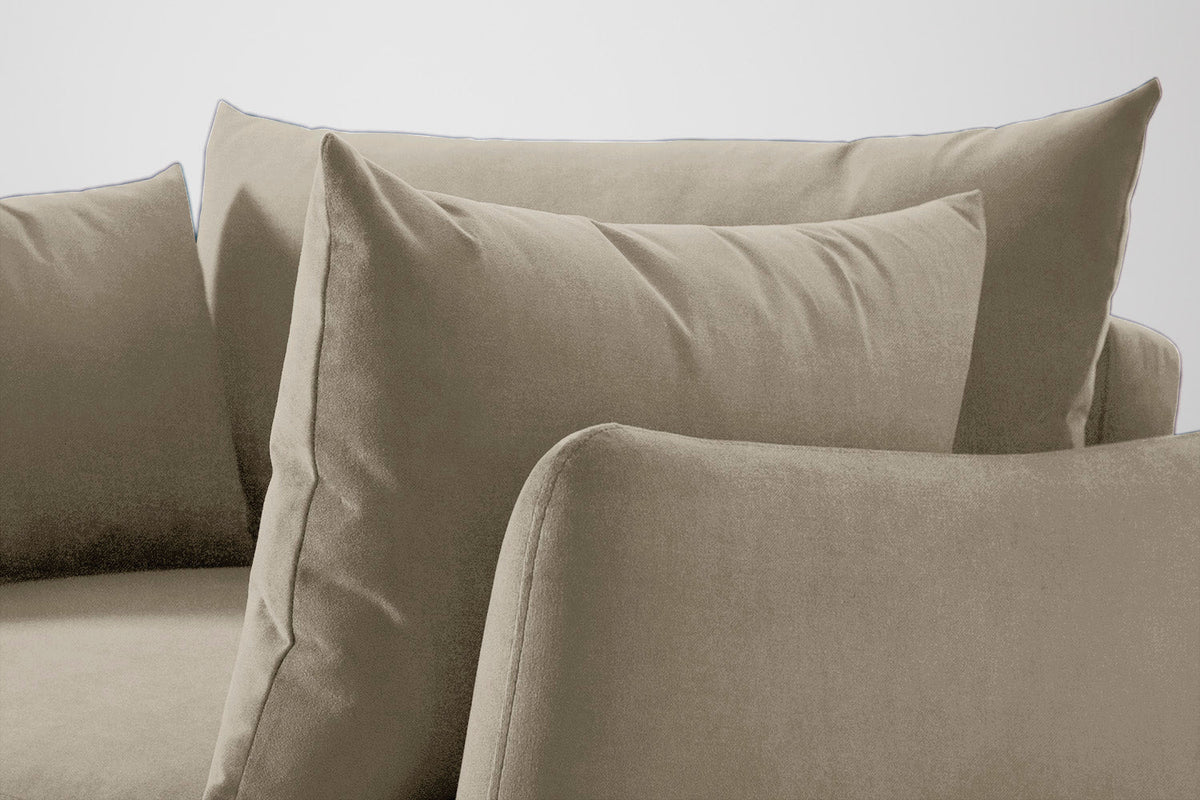 Model 08 Chair Bed Single Sofa Bed, Flax