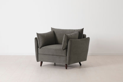 Model 08 Chair Bed Single Sofa Bed, Mink