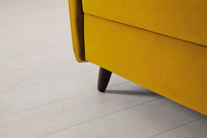 Model 08 Chair Bed Single Sofa Bed, Mustard