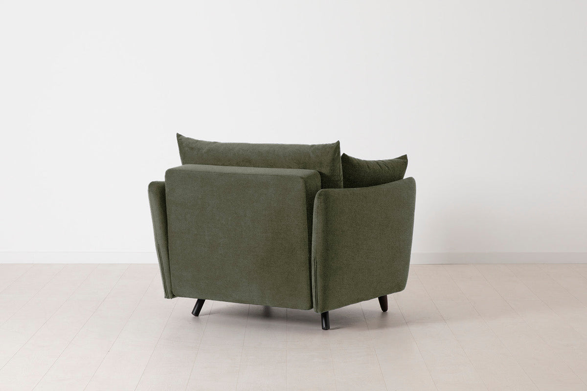 Model 08 Chair Bed Single Sofa Bed, Pine