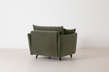 Model 08 Chair Bed Single Sofa Bed, Pine