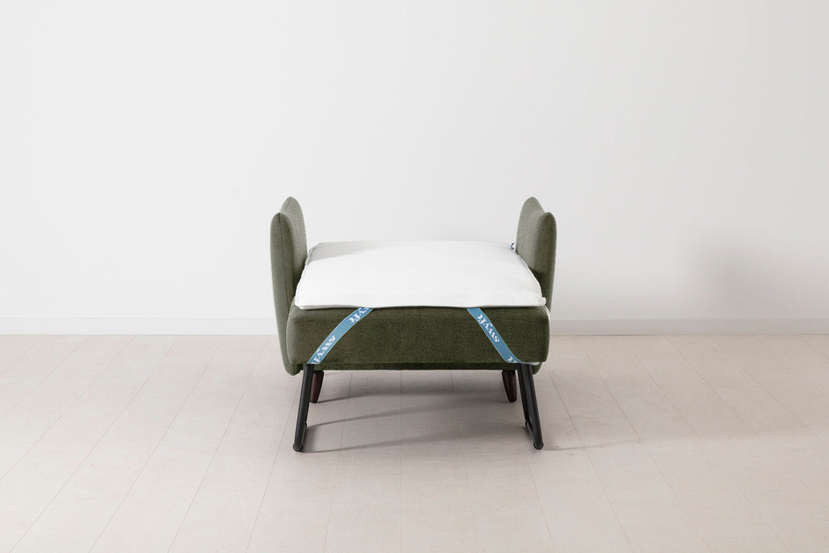 Model 08 Chair Bed Single Sofa Bed, Pine