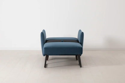 Model 08 Chair Bed Single Sofa Bed, Teal