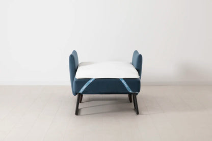 Model 08 Chair Bed Single Sofa Bed, Teal