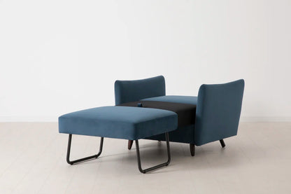 Model 08 Chair Bed Single Sofa Bed, Teal
