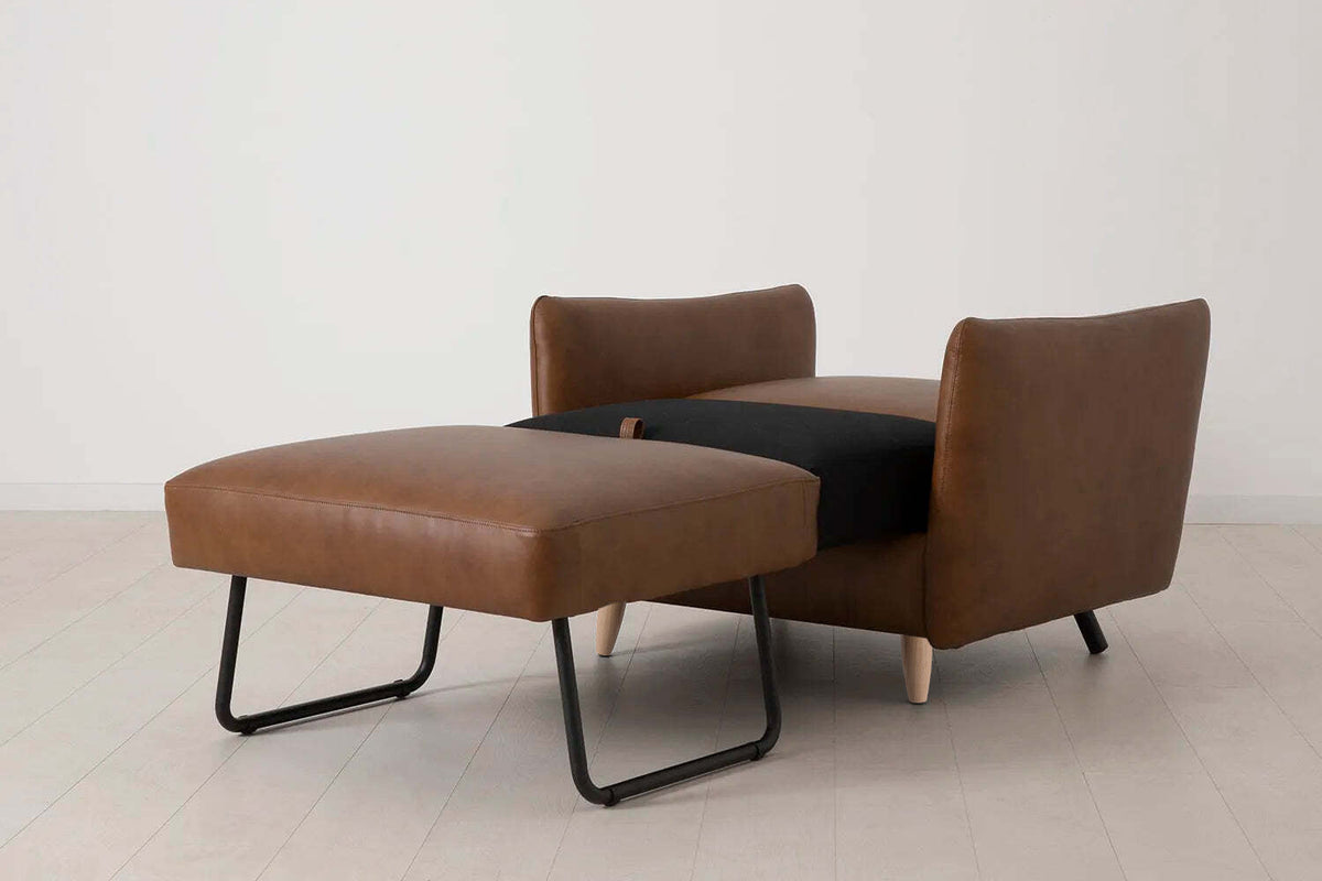 Model 08 Chair Bed Single Sofa Bed, Oak / Maple