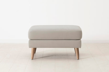 Model 08 Ottoman, Oak / Bone