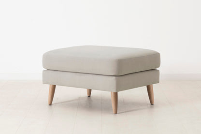 Model 08 Ottoman, Oak / Bone