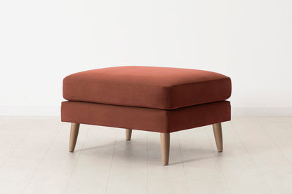 Model 08 Ottoman, Oak / Brick