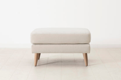 Model 08 Ottoman, Oak / Chalk