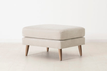 Model 08 Ottoman, Oak / Chalk
