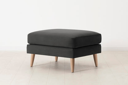 Model 08 Ottoman, Oak / Charcoal