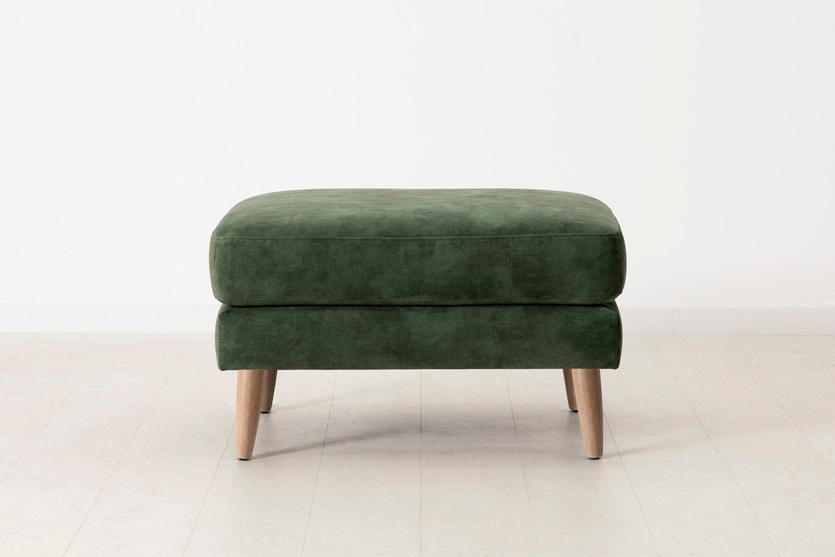 Model 08 Ottoman, Oak / Conifer