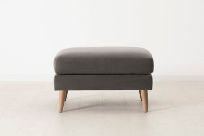 Model 08 Ottoman, Oak / Elephant