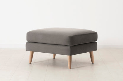 Model 08 Ottoman, Oak / Elephant