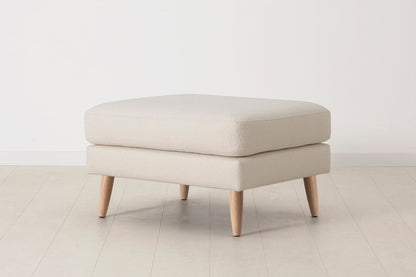 Model 08 Ottoman, Oak / Ivory