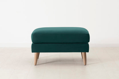 Model 08 Ottoman, Oak / Kingfisher