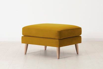 Model 08 Ottoman, Oak / Mustard