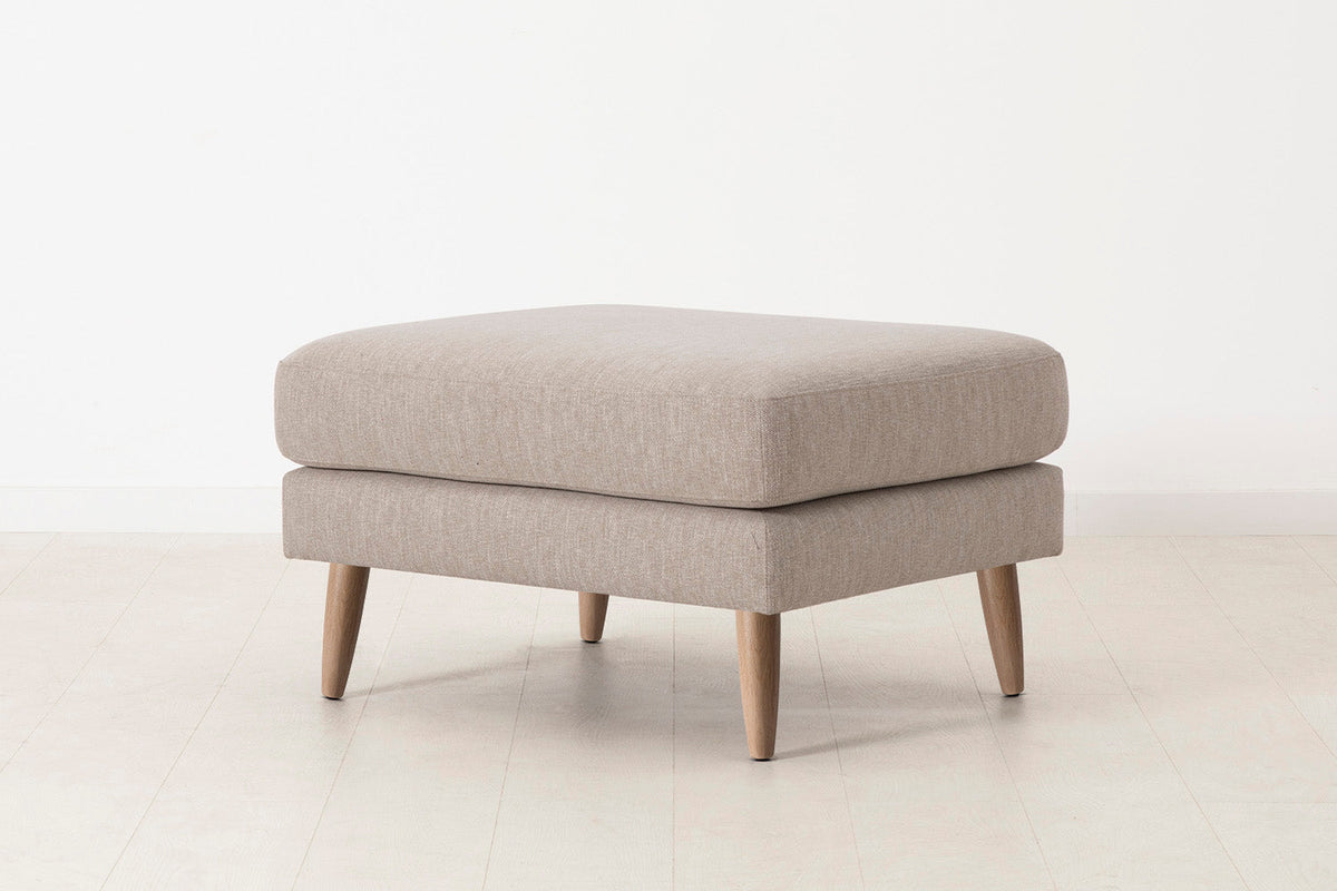 Model 08 Ottoman, Oak / Pumice
