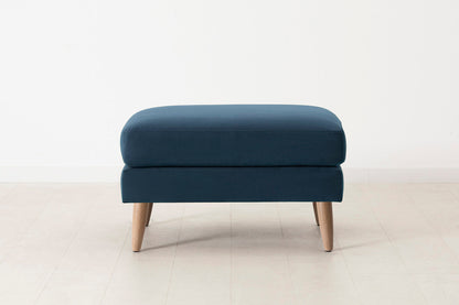 Model 08 Ottoman, Oak / Teal