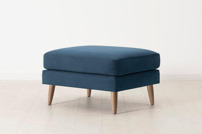 Model 08 Ottoman, Oak / Teal